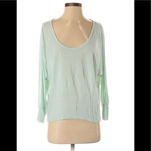 Hard Tail mint green long sleeve shirt- XS